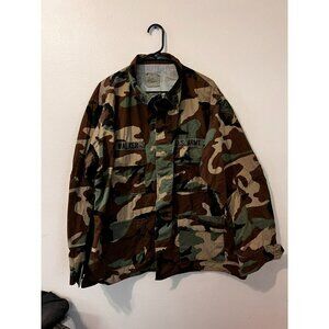 U.S. Army Arkansas Razorback Patch Uniform Top Size XL [EXCELLENT]